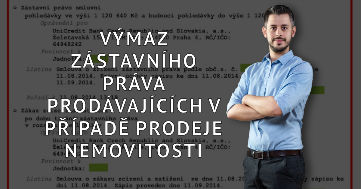 Jak se dělá vymaz zástavního práva?